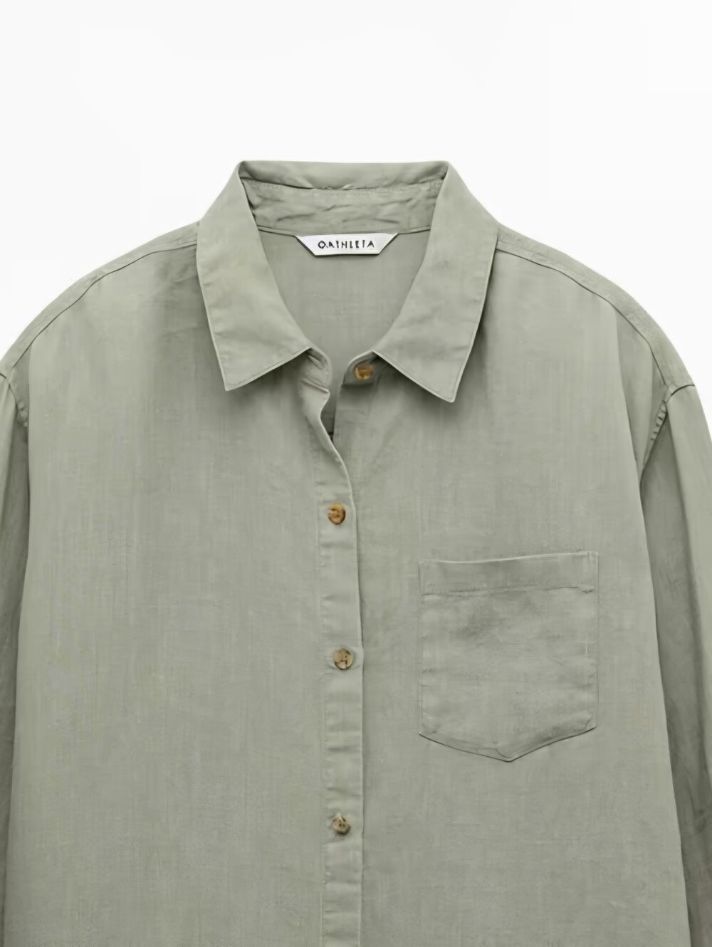 Athleta Retreat Linen Top Machine-washable, 100% linen with a relaxed fit Sz M